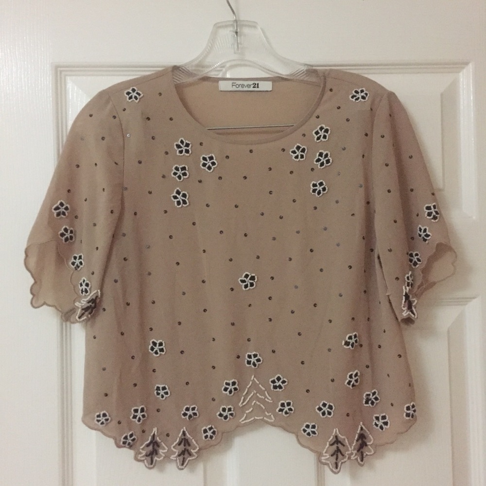 NUDE TOP